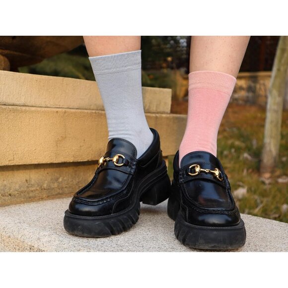 Women Assorted Crew Thin Ankle Height Lightweight Anti Odor Soft Ankle Socks - Picture 5 of 6